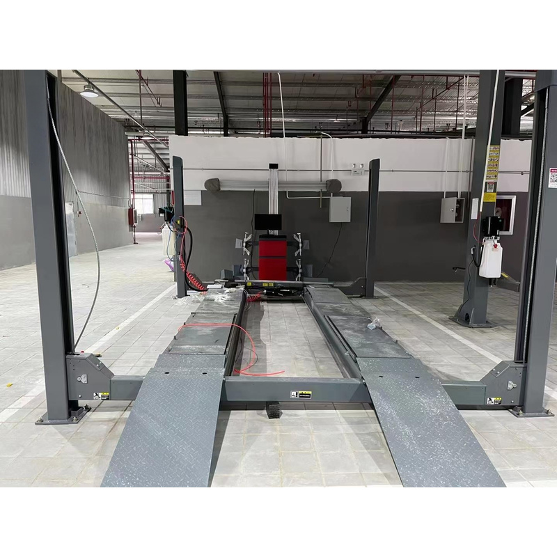 Car Lift - PrimeSelect製、CE認証取得済み、00kg対応、TLT4W型、油圧式4柱式カーリフト（ホイールアライメント用）