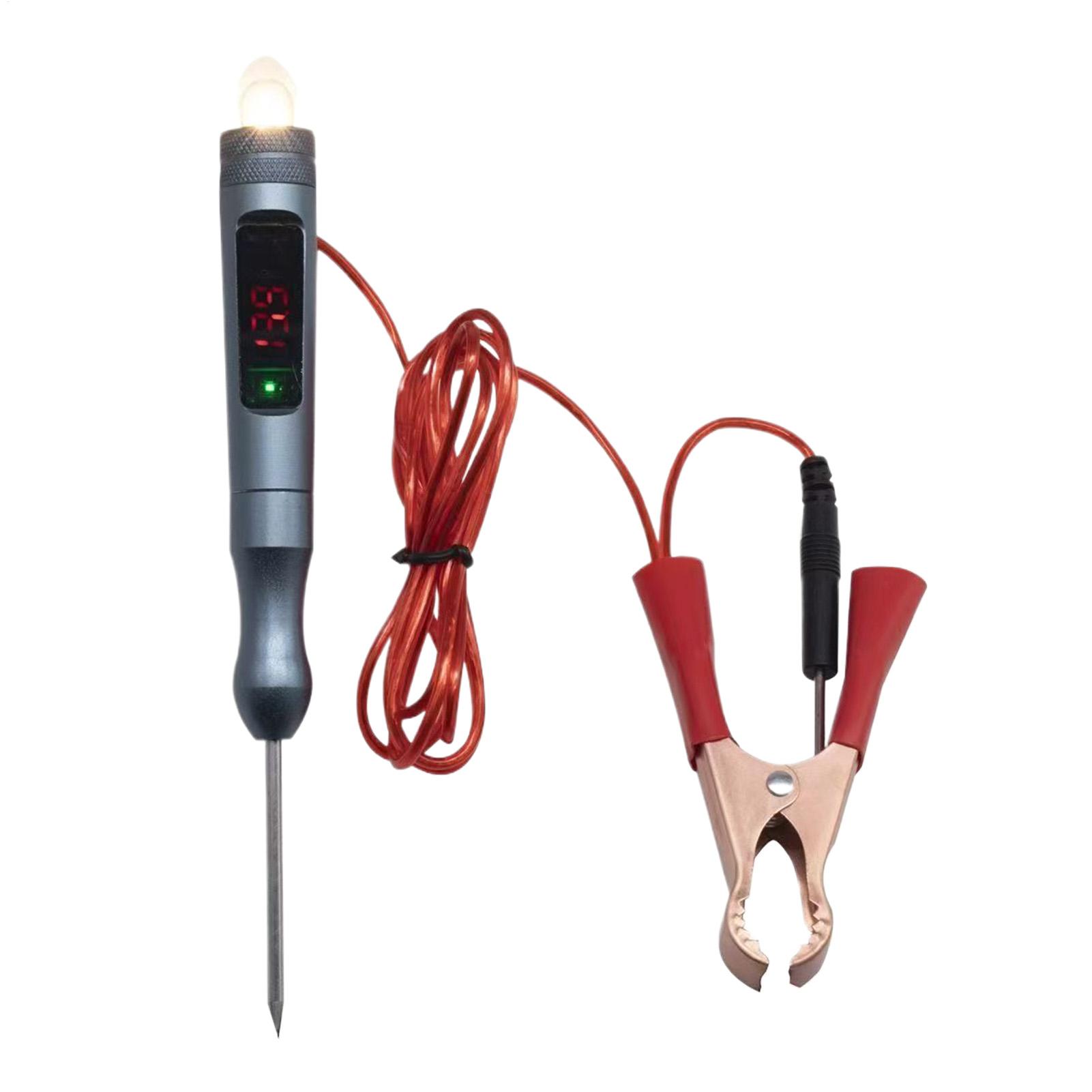 Car Diagnostic Tool - テストライト自動車用0-45V LEDデジタル電圧表示診断ツール自動双方向電圧テスター車トラックSUV用