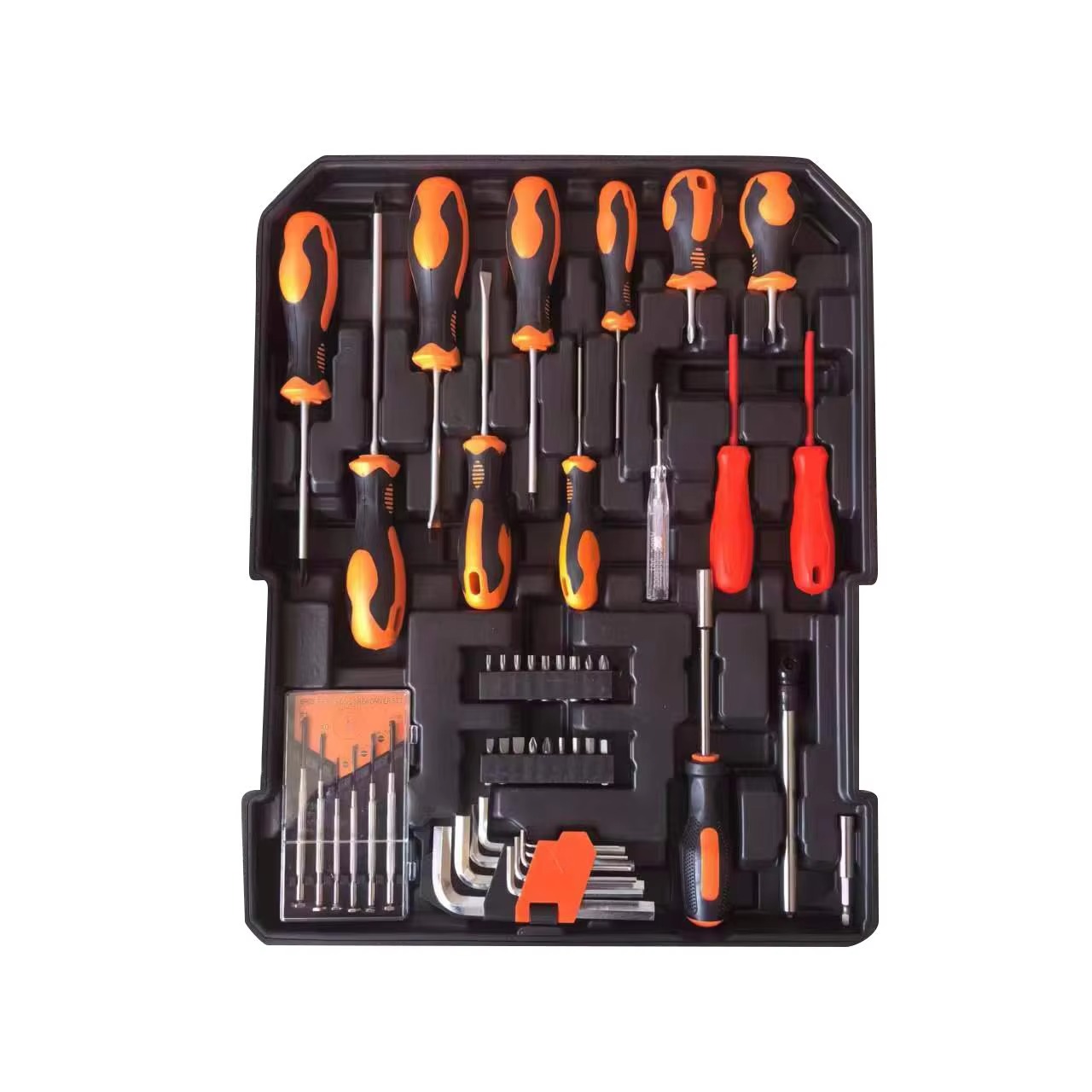 Car Repair Tools - OEMハンドツールコンビネーションセット クロムバナジウム鋼 ラチェットレンチソケットセット ハードケース付き 車修理用