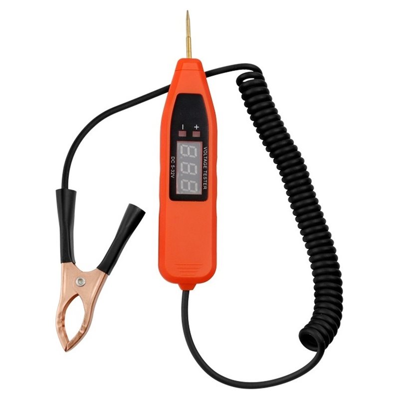 Car Diagnostic Tool - 車用電圧テスター 5-32V デジタル電気回路ペン 電力プローブ 診断ツール