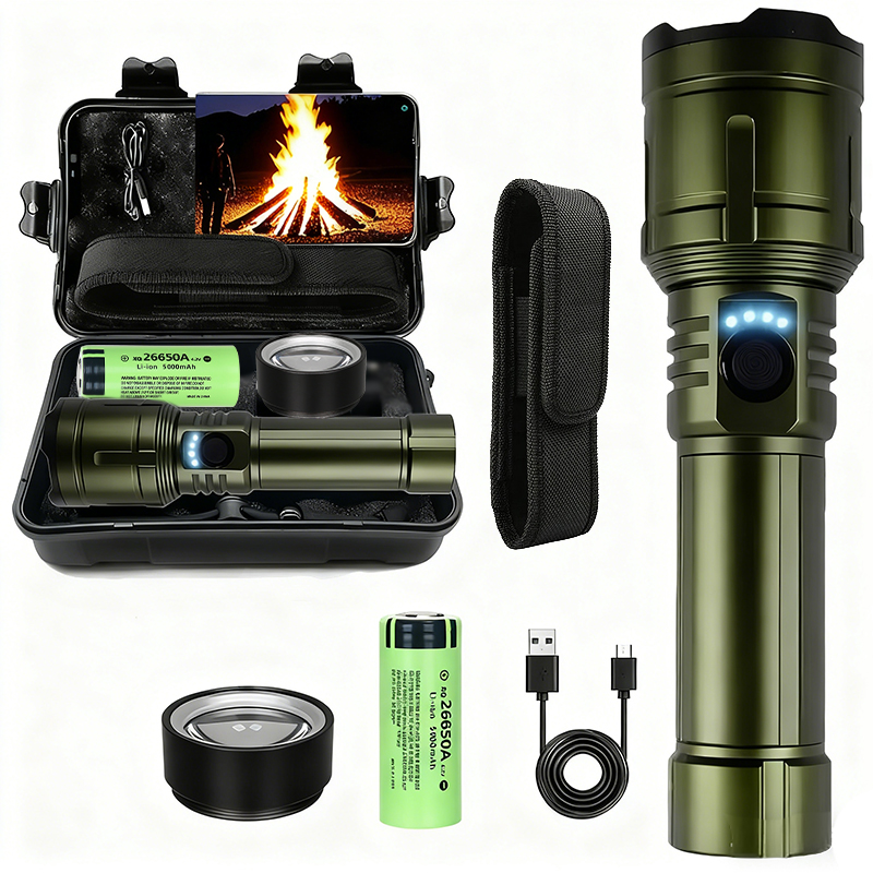 Spark Plug - 超強力懐中電灯集中点火懐中電灯防水軍事戦術ランプ屋外キャンプアドベンチャートーチ