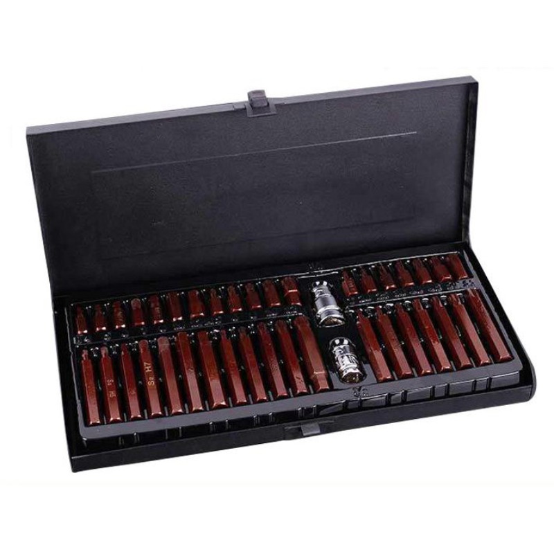 Socket Set - 40個入り スタービットセット、六角レンチ＆ソケットレンチキット