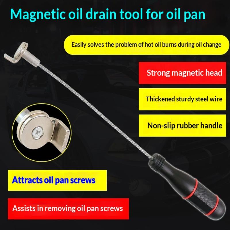 オイルドレンスクリュー取り外しツール、火傷防止磁気オイルパン - Car Repair Tools のレビューと価格