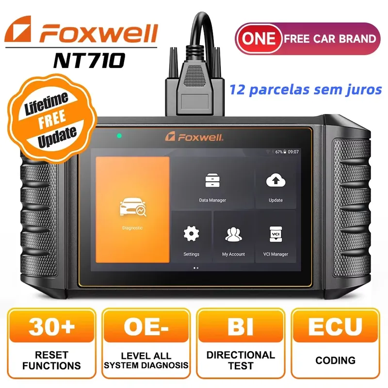 FOXWELL NT710 OBD2 車載診断ツール。全シス - Car Diagnostic Tool のレビューと価格
