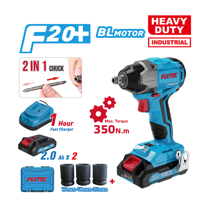 産業用350Nm高トルクブラシレスコードレス電動レンチセット - Torque Wrench のレビューと価格