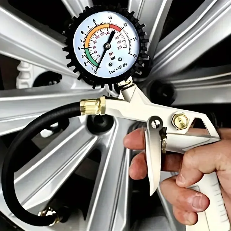 タイヤ空気圧ゲージガンタイプ、自動車、バイク、SUV用空気圧 - Spring Compressor Tool のレビューと価格