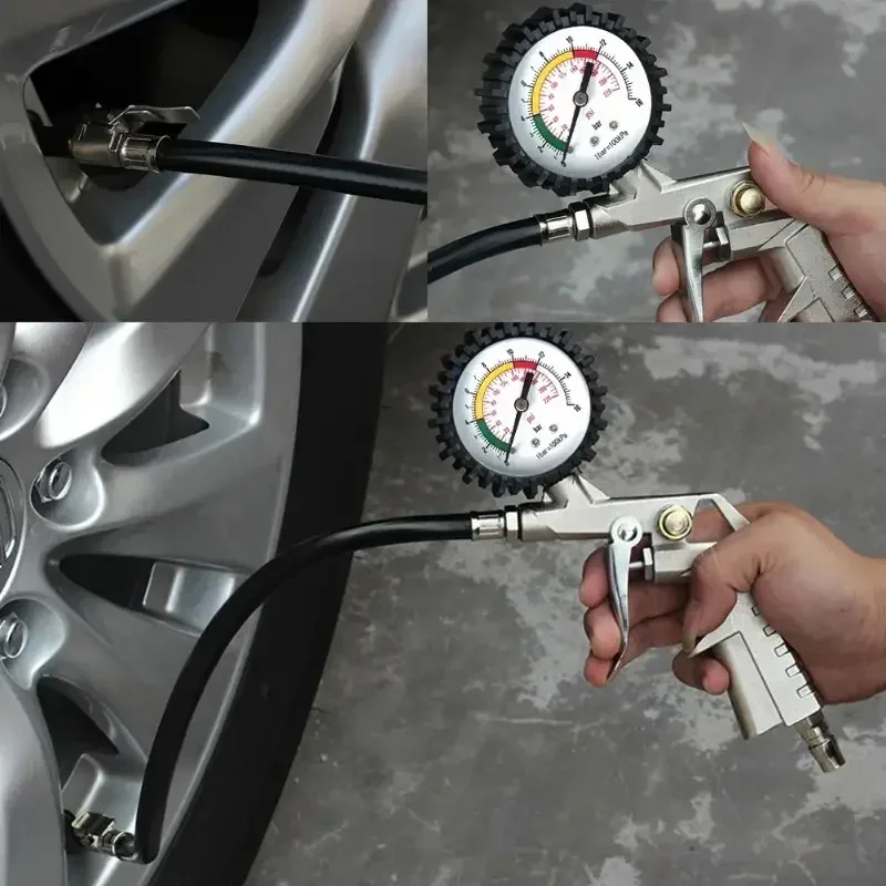 タイヤ空気圧ゲージガンタイプ、自動車、バイク、SUV用空気圧 - Spring Compressor Tool のレビューと価格