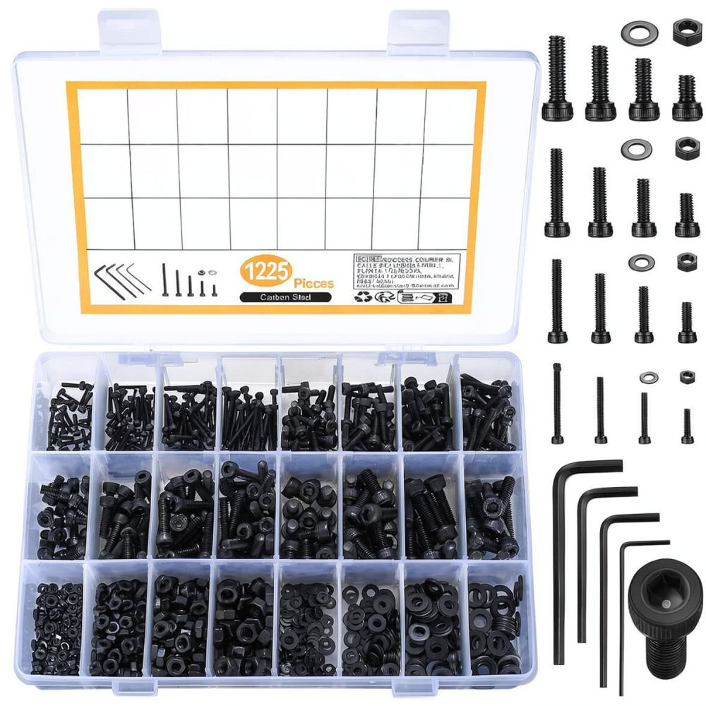 合金鋼製ソケットキャップねじとナットのアソートキット。耐久性 - Socket Set のレビューと価格